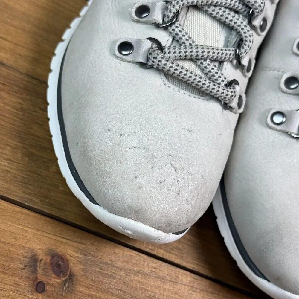 Cole Haan Womens 6 B Zerogrand Beige Hiker Boot Hiking Waterproof Suede Leather